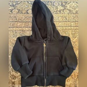 Little Bipsy Black Zip Hoodie